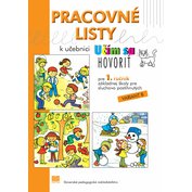 Pracovné listy k učebnici Učím sa hovoriť pre 1. ročník ZŠ pre žiakov so sluchovým postihnutím