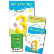 Matematika pre 3. ročník ZŠ  -  SADA (učebnica, pracovné zošity) + Nácvičné úlohy z matematiky pre 3. ročník